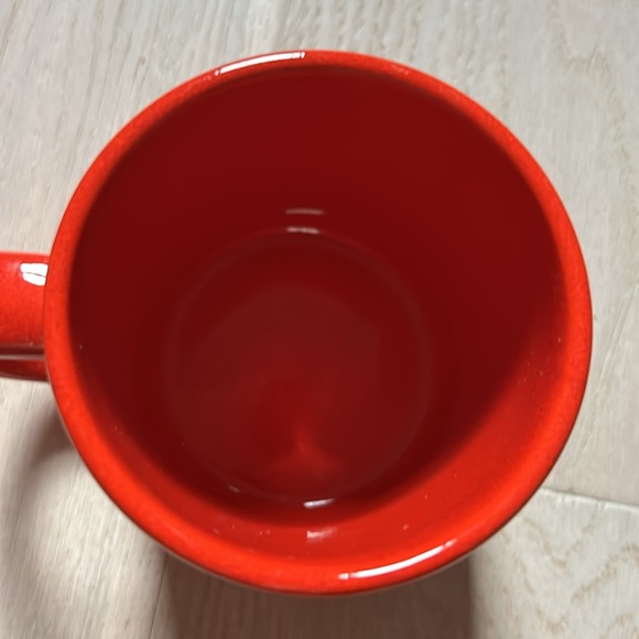 Waechtersbach red mug with hearts - Picture 3 of 5